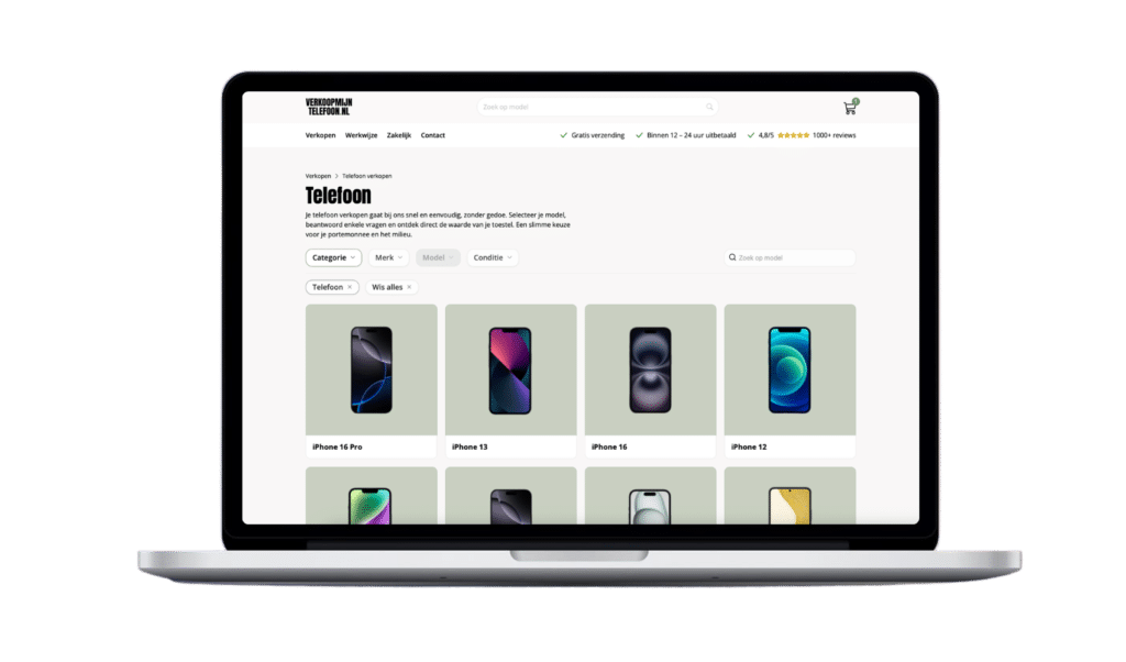 Oude mobiel verkopen