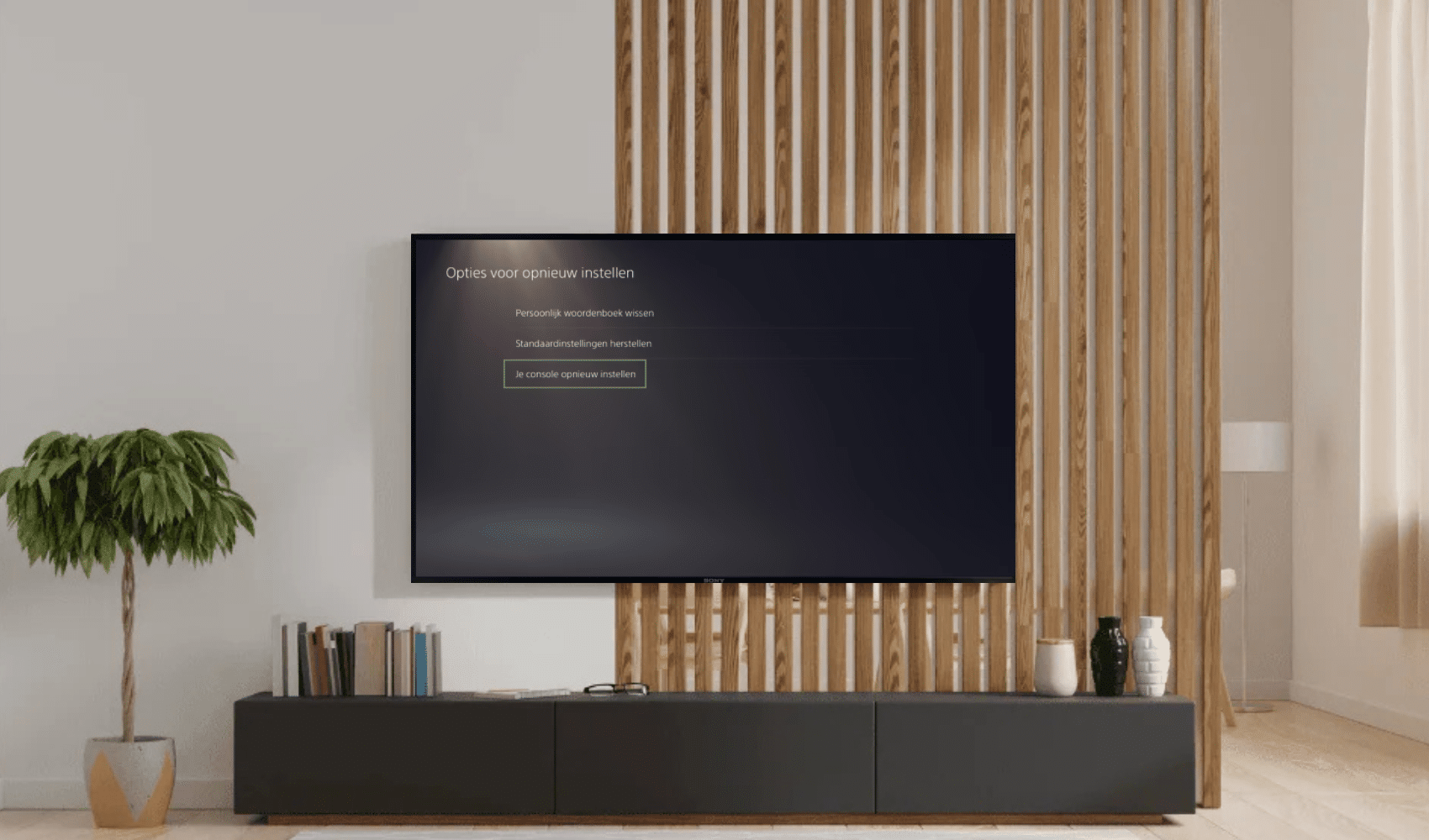 Playstation 5 leegmaken voor verkoop